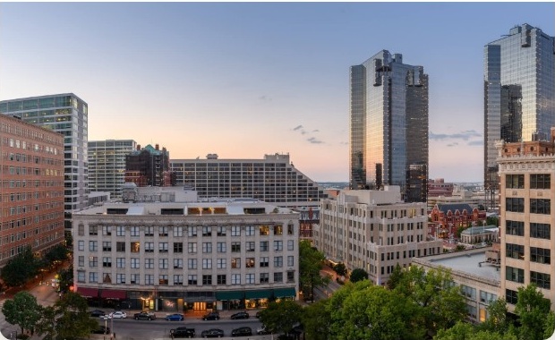 Downtown Fort Worth, home of Brown Pruitt's main office