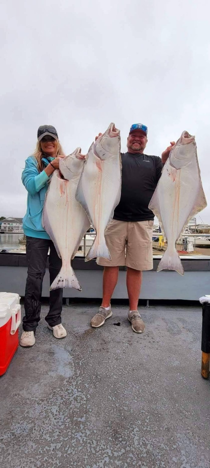 Hans and Bridget fishing